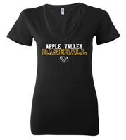 
              AV Baseball - Fire Sale - BELLA + CANVAS Women's Triblend V-Neck
            