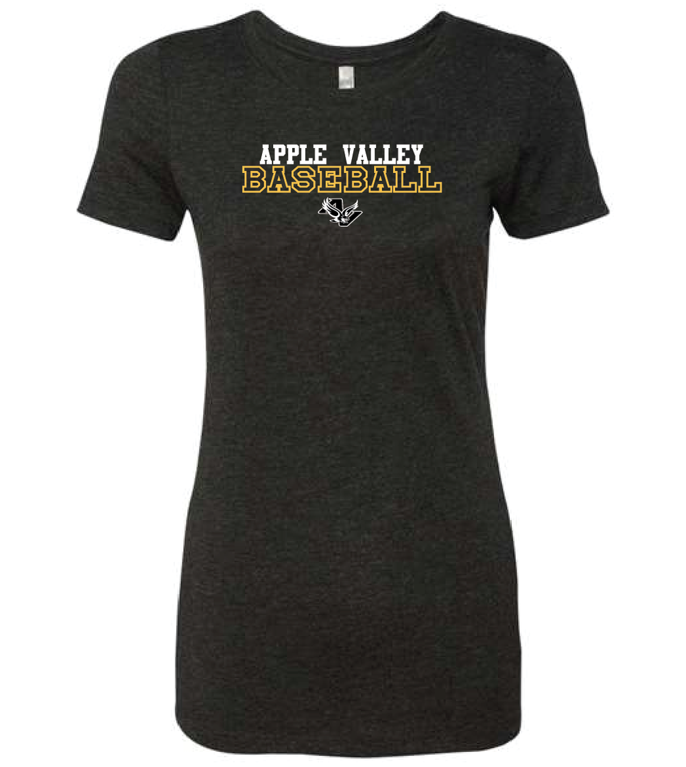 AV Baseball - Fire Sale - BELLA + CANVAS Women's Triblend Tee - Black Heather