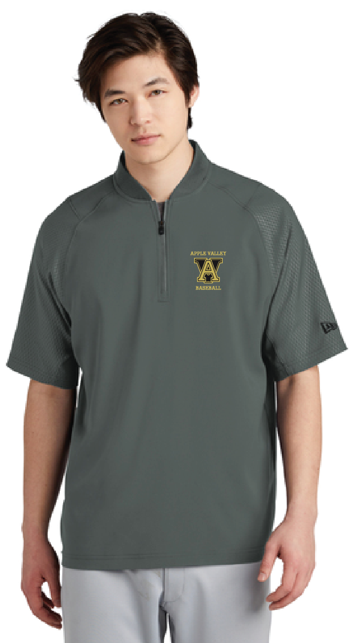 AV Baseball - Fire Sale - New Era® Cage Short Sleeve 1/4-Zip Jacket