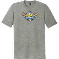 Fusion Fastpitch - District Perfect Tri ® Short Sleeve Tee - Grey Frost