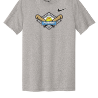 Fusion Fastpitch - NIKE Dri-Fit Short Sleeve T-Shirt - Carbon Heather