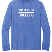 Westview - Youth District® Youth & Adult Perfect Tri® Long Sleeve Tee - Royal Frost