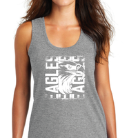 Eagles Distressed - District Women’s Perfect Tri ® Racerback Tank