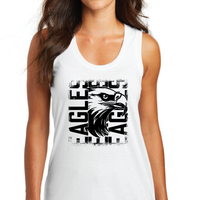 Eagles Distressed - District Women’s Perfect Tri ® Racerback Tank