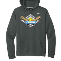 Fusion - Nike Club Fleece Pullover Hoodie - APPLIQUE - Embroidery