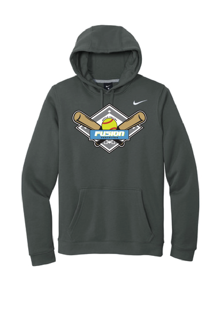 Fusion - Nike Club Fleece Pullover Hoodie - APPLIQUE - Embroidery
