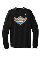 
              Fusion - Nike Club Fleece Crewneck - APPLIQUE - Embroidery
            