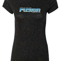 Fusion - Women’s Glitter T-Shirt - Black/Gold