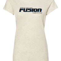 Fusion - Women’s Glitter T-Shirt - Pearl/Gold