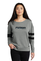 
              Fusion - New Era ® Ladies Tri-Blend Fleece Varsity Crew - Screen Print
            