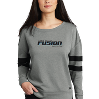 Fusion - New Era ® Ladies Tri-Blend Fleece Varsity Crew - Screen Print