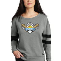 Fusion - New Era ® Ladies Tri-Blend Fleece Varsity Crew - Twill