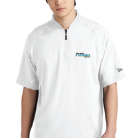 Fusion Fastpitch - Embroidered - New Era® Cage Short Sleeve 1/4-Zip Jacket