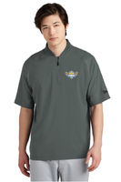 
              Fusion Fastpitch - Embroidered - New Era® Cage Short Sleeve 1/4-Zip Jacket
            