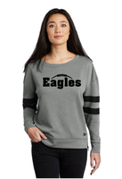 
              AV Football - New Era ® Ladies Tri-Blend Fleece Varsity Crew - Football Laces
            