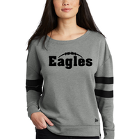 AV Football - New Era ® Ladies Tri-Blend Fleece Varsity Crew - Football Laces
