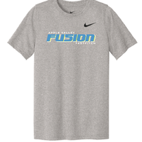 Fusion Fastpitch - NIKE Dri-Fit Short Sleeve T-Shirt - Carbon Heather