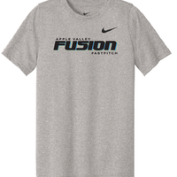 Fusion Fastpitch - NIKE Dri-Fit Short Sleeve T-Shirt - Carbon Heather