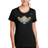 Fusion Fastpitch - NIKE Dri-Fit Short Sleeve Ladies Scoop Neck