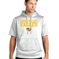 AV Eagles - Adult Short Sleeve Hooded Eagle Logo