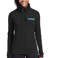 Fusion Fastpitch - Sport-Tek® Ladies Sport-Wick® Stretch Full-Zip Jacket - Screen Print