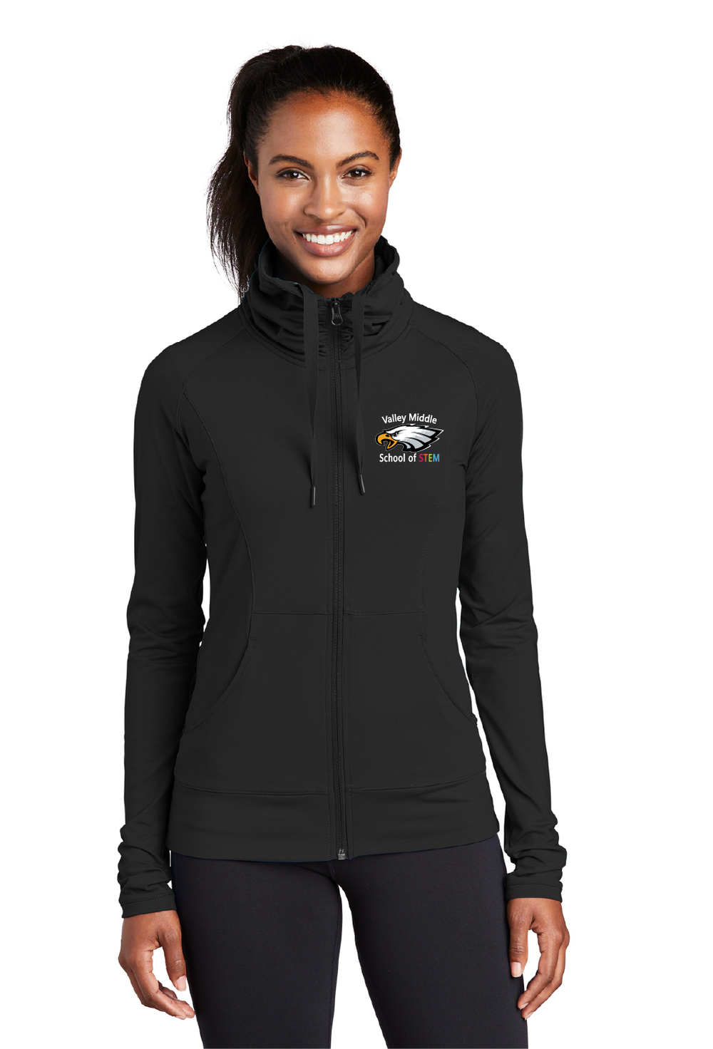 Valley Middle - Sport-Tek® Ladies Sport-Wick® Stretch Full-Zip Jacket