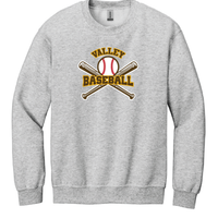 Valley Baseball - Gildan® Crewneck Sweatshirt_Twill