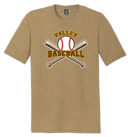 
              Valley Baseball - District Adult Perfect Tri ® Tee_with bats
            