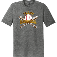 Valley Baseball - District Adult Perfect Tri ® Tee_with bats