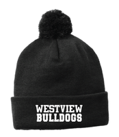 
              Westview Elementary - Sport-Tek ® Solid Pom Pom Beanie
            