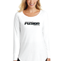 Fusion Fastpitch - District ® Women’s Perfect Tri ® Long Sleeve Tunic Tee