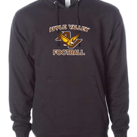 AV Football - Youth & Adult Hooded Sweatshirt - Black