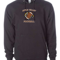 AV Football - Youth & Adult Hooded Sweatshirt - Black