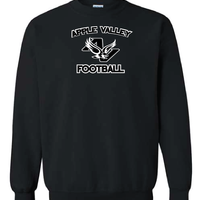 AV Football - Youth & Adult Crew Sweatshirt - Black