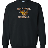 AV Football - Youth & Adult Crew Sweatshirt - Black