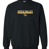 AV Football - Youth & Adult Crew Sweatshirt - Black