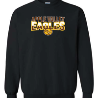 AV Football - Youth & Adult Crew Sweatshirt - Black