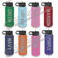 AV Baseball Eagles Water Bottle