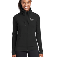 AV Basketball - Sport-Tek® Ladies Sport-Wick® Stretch Full-Zip Jacket