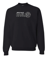 
              Apple Valley Basketball - Youth & Adult Crew Sweatshirt - Black
            