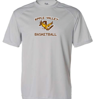 AV Basketball - Adult Wicking Short Sleeve T-Shirt in Graphite, Silver or Vegas Gold