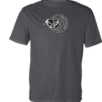 AV Basketball - Adult Wicking Short Sleeve T-Shirt in Graphite, Silver or Vegas Gold