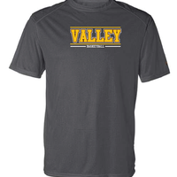 AV Basketball - Adult Wicking Short Sleeve T-Shirt in Graphite, Silver or Vegas Gold