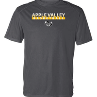 AV Basketball - Adult Wicking Short Sleeve T-Shirt in Graphite, Silver or Vegas Gold