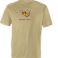 AV Basketball - Adult Wicking Short Sleeve T-Shirt in Graphite, Silver or Vegas Gold