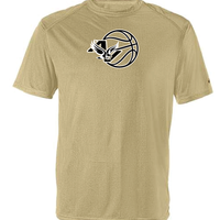 AV Basketball - Adult Wicking Short Sleeve T-Shirt in Graphite, Silver or Vegas Gold