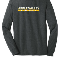 AV Football - District Long Sleeve Tee Black Frost