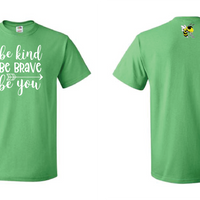 Harriet Bishop Elementary - Adult & Youth Cotton Short Sleeve T-Shirt Be Kind