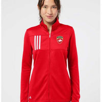 Lakeville Soccer - Adidas - Women's 3-Stripes Double Knit Full-Zip