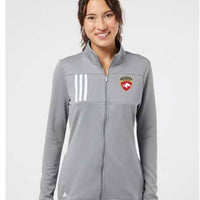 Lakeville Soccer - Adidas - Women's 3-Stripes Double Knit Full-Zip